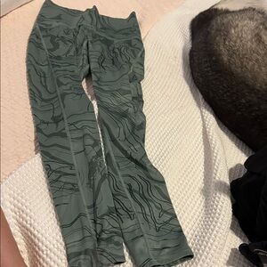 Gymshark Teal Patterned Leggings